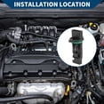 thumbnail image 2 of No.06B133471A Car MAF Sensor Mass Air Flow Sensor Meter for VW Passat Variant 2.0L 1 Pcs, 2 of 6
