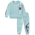thumbnail image 2 of Marvel Spider-Man Boys 2-Piece Sweatshirt Pant Set, 2 of 9