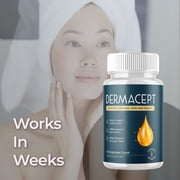 Dermacept Advanced Healthy Skin Support Formula Pills Derma Cept 60 Capsules