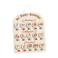 thumbnail image 3 of Tabla de rutina diaria para niños, horario visual, aprendizaje práctico, horario diario divertido, 3 of 9