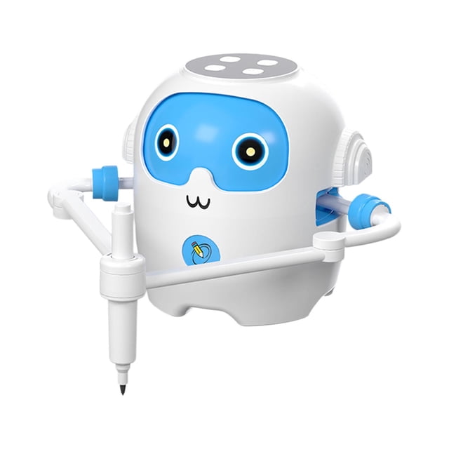 HWRETIE Kids Learning Juguete,Drawing Robot for Niños Educational Smart Robot with Interactive Learning Games Early Learning Juguete for toddlers Age 3-6 Drawing Coding Gift