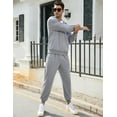 thumbnail image 6 of Yesfashion Men's Tracksuit 2 Pieces Set Hoodie Sweatsuits Full Zip Athletic Jogging Suits Long Sleeve Casual Sports Outfits, 6 of 7