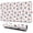 White Cow Strawberry, variant on Long Mouse Pads for Desk,Pink Cow Strawberry Pattern Desk Mats on Top Of Desks, Desk Mouse Pad Extra Large with 3mm Non-Slip Base and Stitched Edge for Gaming,Office,Work,Home 31.5"x11.8"