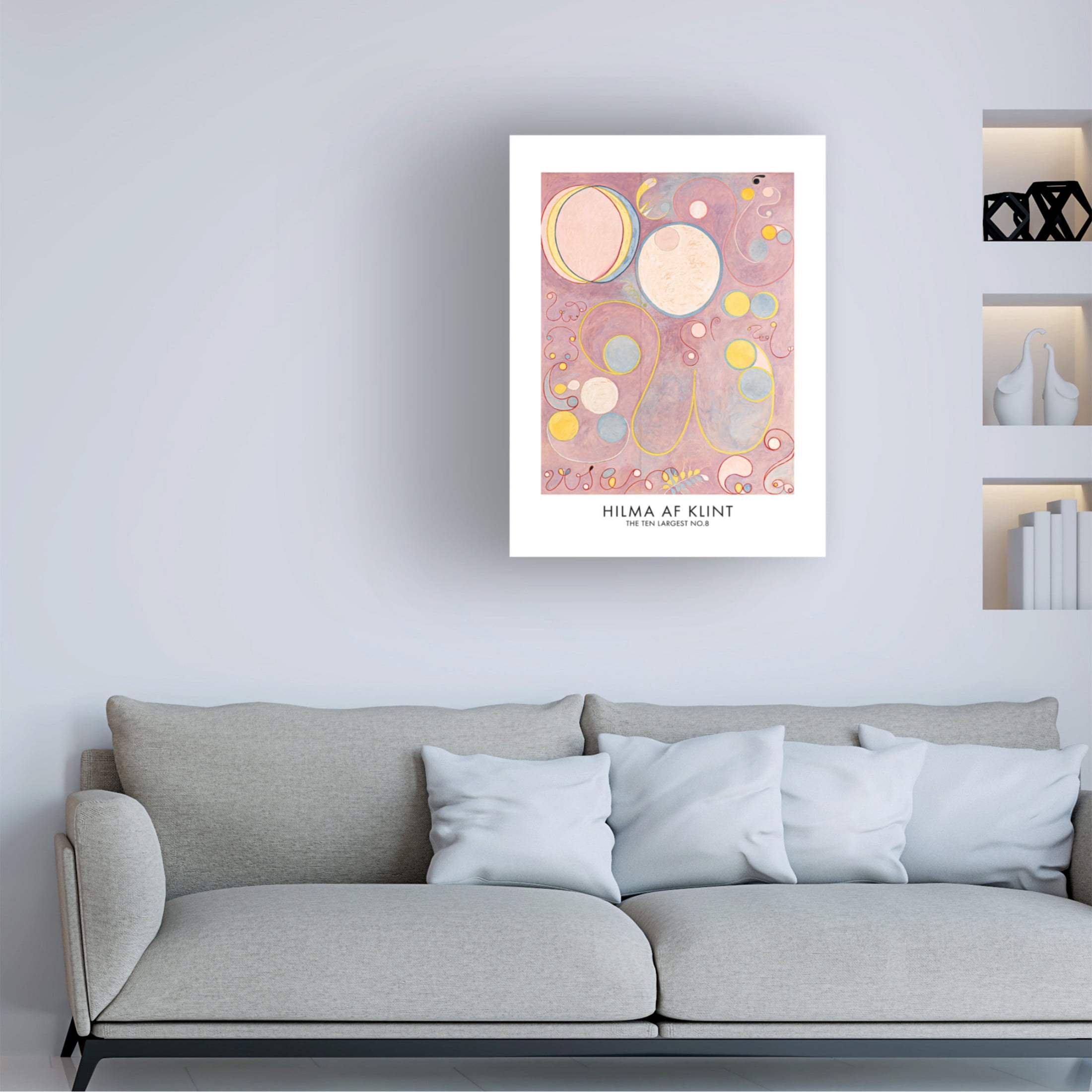 Trademark Fine Art Pictufy The Ten Largest No.8 Poster Canvas Wall Art