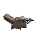 Serta Big & Comfortable Recliner, Supports up to 350 lbs, Brown Faux