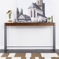 thumbnail image 1 of Holly and Martin Macen Transitional Console in Dark Tobacco and Gunmetal Gray, 1 of 11