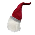 thumbnail image 3 of Northlight Gnome with Bendable Glitter Velvet Hat Christmas Decoration - 23", 3 of 4