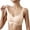 Beige, variant on Gyexs Women's Comfortable Deep V Neck Sports Yoga Bra for Sleep and Active Womens Bras, Black, Size XXL