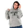 thumbnail image 4 of North Carolina Cute Footprints Beach Hoodie Sweatshirt Women Men Brisco Brands S, 4 of 6