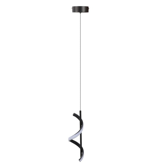 Spiral LED Pendant Light Fixture Adjustable Island Light Fixture LED Hanging Lamp Living Room Lighting for Living Room Bedroom Kitchen Sink