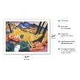 thumbnail image 2 of Yellow Cow - From an Original Color Painting by Franz Marc c.1911 - Bamboo Fine Art 290gsm Paper Print (Unframed) 24x32in, 2 of 4