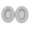 light grey, variant on 1 Pair Soft Cover Headphone Accessories Cushions Ear Pads Foam Leather Replacement BLACK
