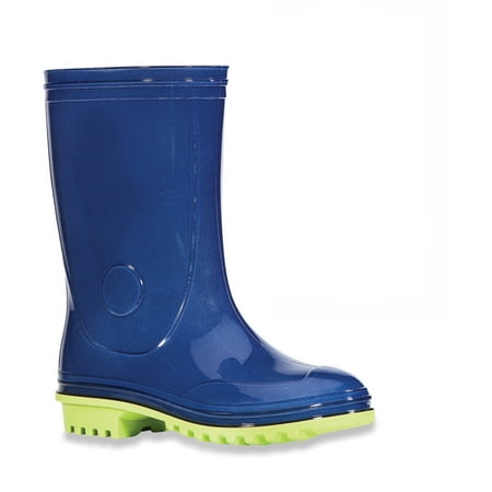 Boys' Basic Colorblock Rain Boot - Walmart.com