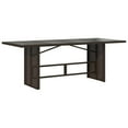 thumbnail image 5 of vidaXL 7 Piece Garden Dining Set with Cushions Brown Poly Rattan, 5 of 5