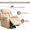 Large Power Lift Recliner Chair for Elderly,Massage Chair Recliner with