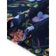 thumbnail image 5 of INSPIRAR CHIC Blusas de Chifón para Mujeres con Mangas Cortas y Volantes, Floral, para Trabajo, Oficina, Talla S, Azul Oscuro, 5 of 6