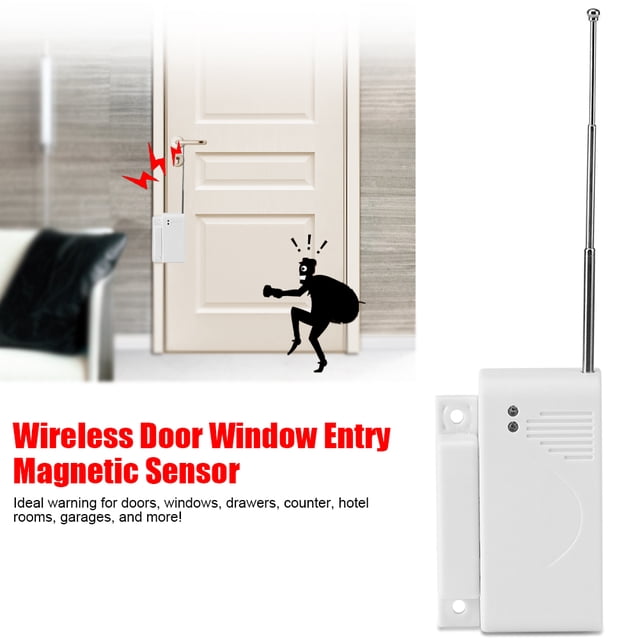 Sistema de seguridad antirrobo para el hogar, alarma con Sensor magnético inalámbrico para puerta y ventana de 433MHZ