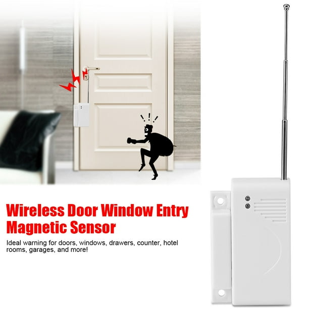 Sistema de seguridad antirrobo para el hogar, alarma con Sensor magnético inalámbrico para puerta y ventana de 433MHZ