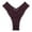Brown, variant on yunLCZ Women's Cotton Underwear High Waist Woman Underwear Sleepwear Thong Lace Low Waist High Slit Fashion Seamless Women's Thong Female Panties
