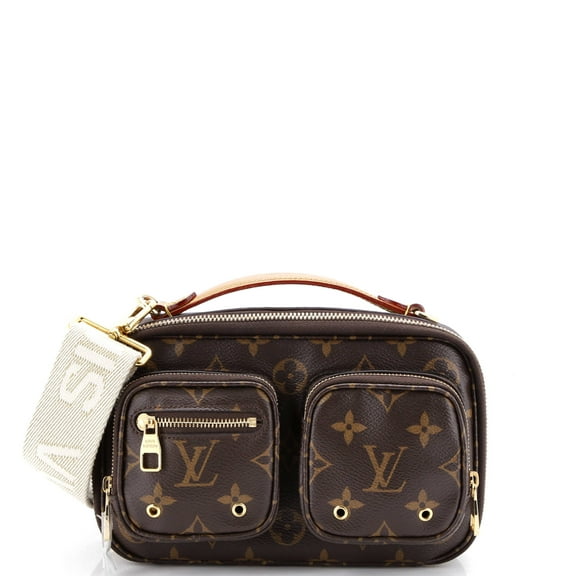 Pre-Owned Utility Crossbody Bag Monogram Canvas By Rebag