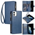 thumbnail image 1 of Funda con tapa estilo vintage para iPhone 12 Mini, ranura para múltiples tarjetas, protección total, estilo retro, material PU+TPU, 1 of 5