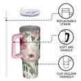 thumbnail image 4 of OBREWU Pioneer Flower Tumbler with Handle and Lid,Pioneer Flower 40oz Double Wall Vacuum Insulated Tumbler,Cups Gift for Women and Men, 4 of 7
