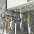 thumbnail image 1 of Plastic Hooks 1-Pack Transparent Adhesive Hooks Strong No-Drill Bathroom and Kitchen Storage Hooks Waterproof Wall Hooks for Towels and Utensils Rkxzt, 1 of 7