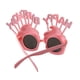 thumbnail image 5 of Novelty Happy Birthday Glasses, Sweet Birthday Sunglasses, Eyeglasses Dress glasses for party for Decoration Photo Party Favors Supplies Rosado Hugo accesorios de cumpleaños, 5 of 10