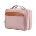 thumbnail image 1 of Neceser de viaje con gancho para colgar y compartimento organizador de joyas Rosa, 1 of 8