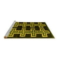 thumbnail image 2 of Ahgly Company Machine Washable Indoor Rectangle Southwestern Yellow Country Area Rugs, 6' x 9', 2 of 4