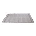 thumbnail image 4 of 4' x 6' Stone Gray And Grayish White Rectangular Moroccan Reversible Outdoor Rug, 4 of 5
