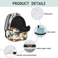 thumbnail image 4 of Cute Dinosaur Pattern Backpack for School,Cute School Bag,Schoolbag with Adjustable Shoulder Straps & Padded Back,15.3"x11"x7.1".﻿, 4 of 6