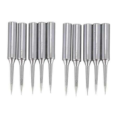 

900M-T-LI 0.8mm Point Diameter Soldering Solder Iron Tips 10Pcs