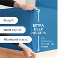 thumbnail image 3 of Sábanas CGK Unlimited Extra Deep Pocket King Denim Blue, 3 of 9