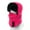 Hot Pink, variant on Xfvqtps Mens and Womens Trapper Hat with Mask Balaclava Removable Fleece Lined Thickened Breathable Windproof Coldproof Waterproof Warm Outdoor Versatile Winter Full Cover Hat Gray