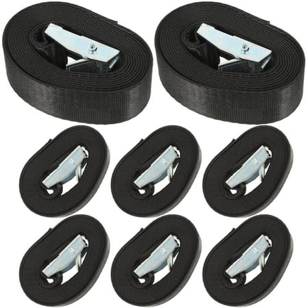 

8pcs Bungee Cord 2m Adjustable Bungee Cam Buckle Strap Luggage Tie Down Rope