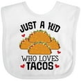 thumbnail image 3 of Inktastic Taco Lover Mexican Food Boys or Girls Baby Bib, 3 of 4