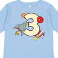 thumbnail image 4 of Inktastic 3rd Birthday Outer Space Theme Boys or Girls Long Sleeve Toddler T-Shirt, 4 of 5