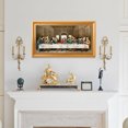 thumbnail image 3 of DecorArts -The Last Supper, Leonardo da Vinci Classic Art Reproductions. Giclee Print& Gold Framed Art for Wall Decor. 24x12", Framed size: 27x15", 3 of 7