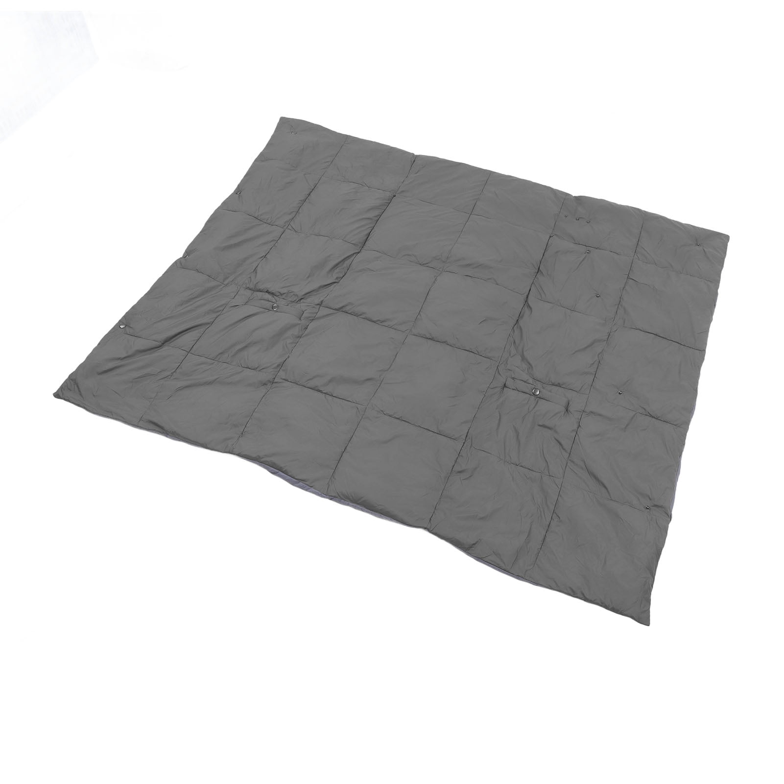 BIMZUC USB Heated Blanket Dark Grey 3 Temp Modes 52x43 inches / 132x109 cm Soft Chinlon Portable Electric Throw Blanket Heated Shawl for Winter Naps Home Office Car Use