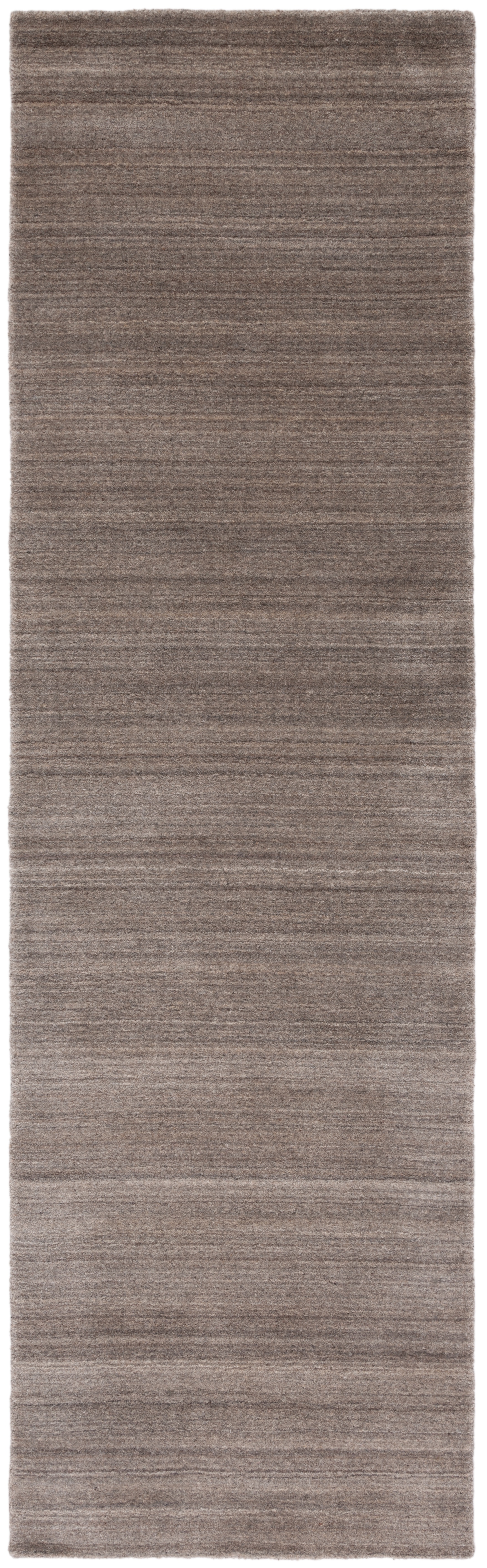 SAFAVIEH Himalaya Vince Overdyed Striped Wool Runner Rug, Pewter, 2'3" x 8'