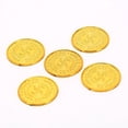 thumbnail image 4 of 100pcs 35mm gold plastic model style design 100 value poker casino chips, 4 of 9