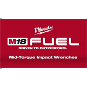 Milwaukee Tool M18 FUEL 1/2  Mid-Torque Impact Wrench w/ Pin Detent (Battery NOT included)