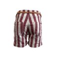 thumbnail image 4 of MAISON SCOTCH Women's Les Bon Vivants Denim Stripped Shorts, Pink, White, 29, 4 of 4