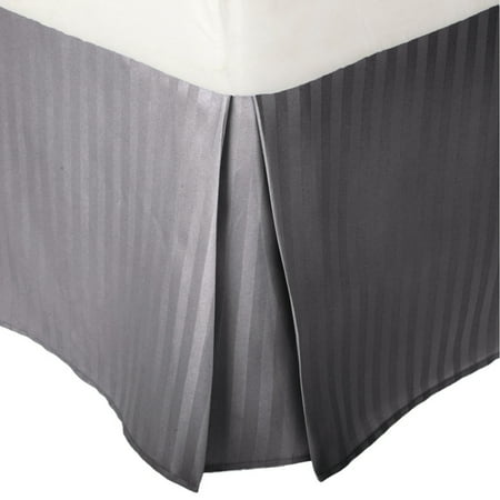 UPC 855031035763 product image for Impressions Stripe Brushed Microfiber Wrinkle-Resistant Bedskirt | upcitemdb.com