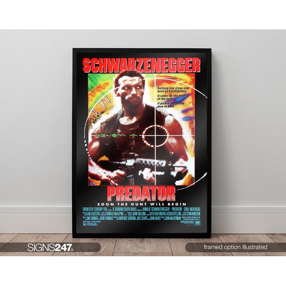 Predator Poster | Movie Poster | Movie Prints For Cinema Rooms | Wall Art | Home Decor | A0 A1 A2 A3 A4 A5