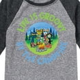 thumbnail image 3 of Pete The Cat - Life Is Groovy By The Campfire - Toddler And Youth Raglan Graphic T-Shirt, 3 of 6