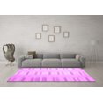 thumbnail image 3 of Ahgly Company Indoor Rectangle Solid Purple Modern Area Rugs, 5' x 8', 3 of 4