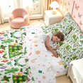 thumbnail image 5 of Manfei Vintage Snowman 7-Piece Twin Bedding,Traditional Gingerbread Men Bedding Comforter Set,Christmas Reversible, 5 of 6