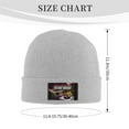 thumbnail image 3 of XMXT Winter Casual Beanie Hats for Men Women, Game Mode Veteran Print Unisex Adult Cap Warm Daily Knit Hat Skull Caps, Gray, 3 of 9